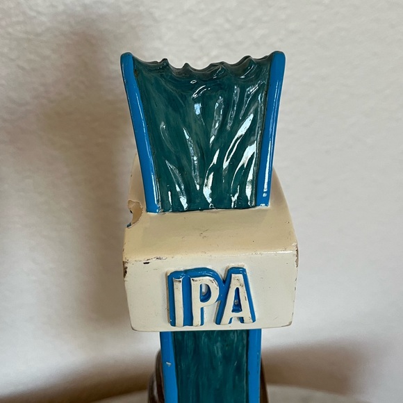 11" Left Coast Brewing Company ~ Trestles Beer Tap Handle Man Cave Kegerator - Picture 4 of 9